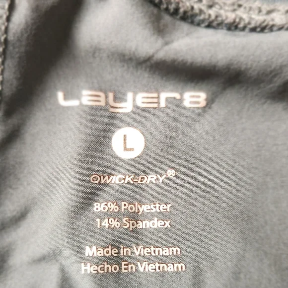 Layer 8 Women's Charcoal Athletic Shorts - Picture 5 of 5